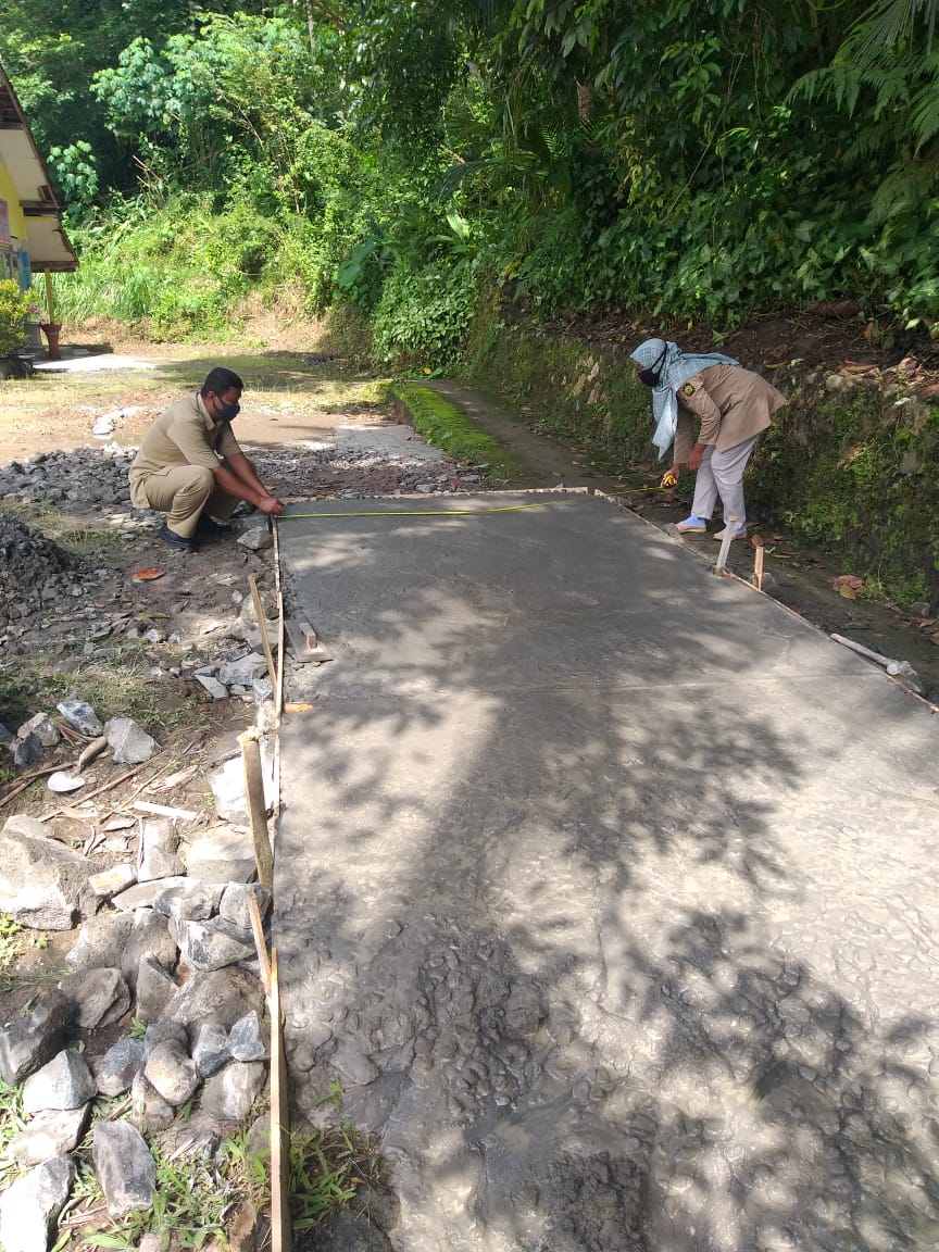 Ulu-ulu Hargorejo Monitoring Padat Karya di Ngaseman