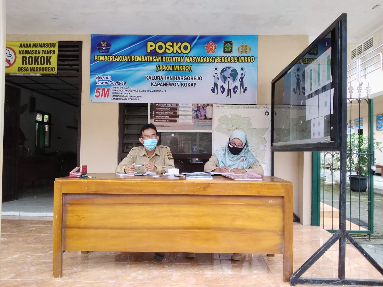 Posko PPKM Hargorejo mulai beroperasi
