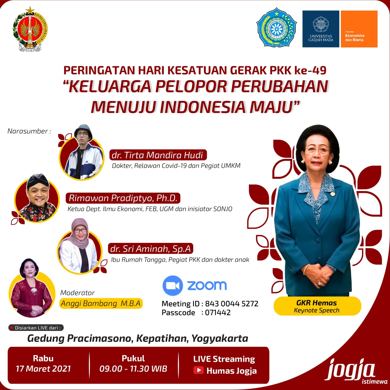 TP PKK Hargorejo ikuti Peringatan Hari Kesatuan Gerak PKK ke 49 