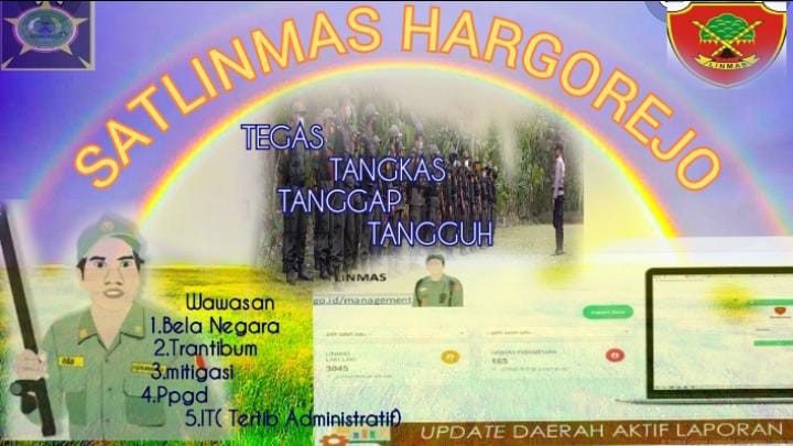 Linmas Hargorejo Torehkan Prestasi Peringkat 3 Tingkat Nasional dari Segi Pelaporan